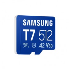 Карта памяти Samsung 512GB microSDXC class 10 UHS-I U3 V30 A2 T7 (MB-MB512T/WW) - Фото