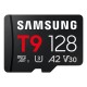 Карта памяти Samsung 128GB microSDXC class 10 UHS-I U3 V30 A2 T9 (MB-MH128T/WW)