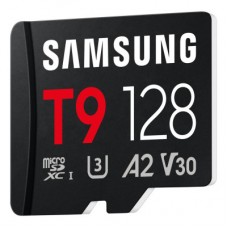Карта памяти Samsung 128GB microSDXC class 10 UHS-I U3 V30 A2 T9 (MB-MH128T/WW) - Фото