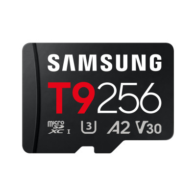 Карта памяти Samsung 256GB microSDXC class 10 UHS-I U3 V30 A2 T9 (MB-MH256T/WW)