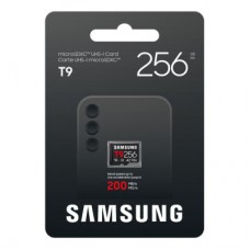 Карта памяти Samsung 256GB microSDXC class 10 UHS-I U3 V30 A2 T9 (MB-MH256T/WW) - Фото