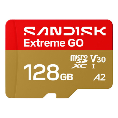 Карта памяти SanDisk 128GB microSDXC class 10 UHS-I Extreme GO (SDSQXGN-128G-GN6MN)