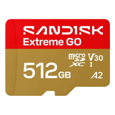 Карта памяти SanDisk 512GB microSDXC class 10 UHS-I Extreme GO (SDSQXGN-512G-GN6MN)