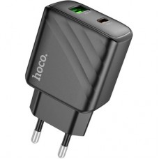 Зарядное устройство HOCO CS23A 1xUSB-C PD30W + 1xUSB QC3.0 black (6942007609944)