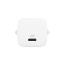 Зарядний пристрій Belkin USB-C PD25W PD3.1 + cable USB-C to USB-C 1.0 m white (WCA012KQ1MWH-B6) Зарядний пристрій Belkin USB-C PD25W PD3.1 + cable USB-C to USB-C 1.0 m white (WCA012KQ1MWH-B6) - Фото