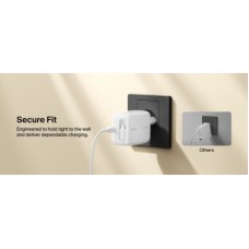 Зарядное устройство Belkin 2xUSB-C 67W GaN PD3.2 PPS + built-in cable USB-C 1.0m white (WCH022KQWH) Зарядное устройство Belkin 2xUSB-C 67W GaN PD3.2 PPS + built-in cable USB-C 1.0m white (WCH022KQWH) - Фото