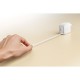 Зарядное устройство Belkin 2xUSB-C 67W GaN PD3.2 PPS + built-in cable USB-C 1.0m white (WCH022KQWH)