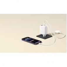 Зарядное устройство Belkin 2xUSB-C 67W GaN PD3.2 PPS + built-in cable USB-C 1.0m white (WCH022KQWH) Зарядное устройство Belkin 2xUSB-C 67W GaN PD3.2 PPS + built-in cable USB-C 1.0m white (WCH022KQWH) - Фото