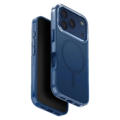 Чехол для мобильного телефона Uniq iPhone 17 Pro Max Clario Magclick Charging blue (8886463694848)