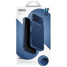 Чохол для мобільного телефона Uniq iPhone 17 Pro Max Clario Magclick Charging blue (8886463694848) - Фото
