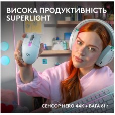 Мышка Logitech G305 X Superlight Wireless White (910-007747) - Фото