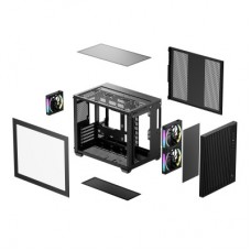 Корпус для ПК Deepcool CG330 Mesh 3F Black (R-CG330MESH-BKANM3-G) - Фото