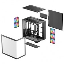 Корпус для ПК Deepcool CG590U 5F Black (R-CG590U-BKAGA5-G) - Фото