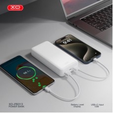 Батарея универсальная XO 20000mAh, 10.5W, white (XO-PB313-WH) - Фото
