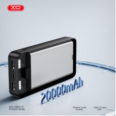 Батарея универсальная XO 20000mAh, 10.5W, black (XO-PB313-BK) - Фото