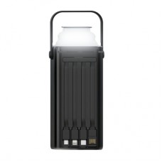 Батарея универсальная XO 30000mAh, PD/20W, QC/22,5W, Lamp, black (XO-PR285) - Фото