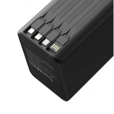 Батарея универсальная XO 80000mAh, PD/20W, QC/22,5W, Lamp, black (XO-PR287-BK) - Фото