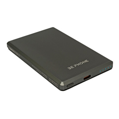 Батарея универсальная BePhone 5000mAh, 15W, MagSafe, grey (BP-K5-GR)