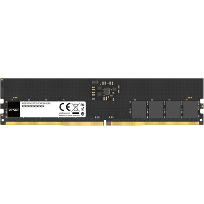 Модуль памяти для компьютера DDR5 16GB 5600 MHz Black Lexar (LD5U16G56C46ST-BGS)