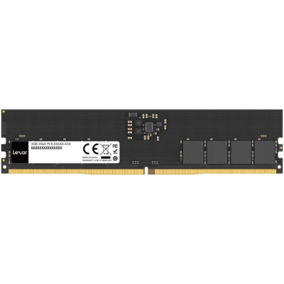 Модуль памяти для компьютера DDR5 8GB 5600 MHz Black Lexar (LD5U08G56C46ST-BGS)