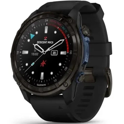 Смарт-часы Garmin Descent Mk3i 51mm Cbn Gry DLC Ti/Blk Dive Cmptr, EURC,EMEA,GPS смарт- годинник (010-02752-16)