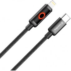 Дата кабель USB-C to Lightning 1.0m PD30W black ColorWay (CW-CBPDCL103-BK) - Фото