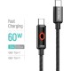 Дата кабель USB-C to USB-C 1.0m 3A PD60W black ColorWay (CW-CBPDCC103-BK) Дата кабель USB-C to USB-C 1.0m 3A PD60W black ColorWay (CW-CBPDCC103-BK)