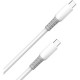 Дата кабель USB-C to USB-C 1.0m 3A PD60W liquid silicone white ColorWay (CW-CBPDCC093-WT) Дата кабель USB-C to USB-C 1.0m 3A PD60W liquid silicone white ColorWay (CW-CBPDCC093-WT)