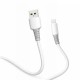 Дата кабель USB 2.0 AM to Lightning 1.0m 3A liquid silicone white ColorWay (CW-CBUL093-WT)