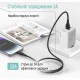 Дата кабель USB 2.0 AM to Lightning 2.0m 3A textured PVC black ColorWay (CW-CBUL095-BK)