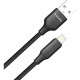 Дата кабель USB 2.0 AM to Lightning 2.0m 3A TPE embossed black ColorWay (CW-CBUL102-BK) Дата кабель USB 2.0 AM to Lightning 2.0m 3A TPE embossed black ColorWay (CW-CBUL102-BK)
