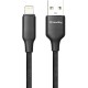Дата кабель USB 2.0 AM to Lightning 2.0m 3A TPE embossed black ColorWay (CW-CBUL102-BK) Дата кабель USB 2.0 AM to Lightning 2.0m 3A TPE embossed black ColorWay (CW-CBUL102-BK)
