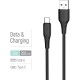 Дата кабель USB 2.0 AM to USB-C 2.0m 3A textured PVC black ColorWay (CW-CBUC095-BK) Дата кабель USB 2.0 AM to USB-C 2.0m 3A textured PVC black ColorWay (CW-CBUC095-BK)