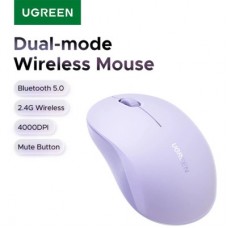 Мышка Ugreen M331 Wireless/Bluetooth Purple (65626) - Фото