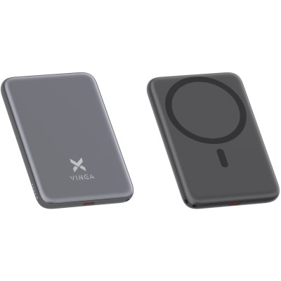Батарея универсальная Vinga 5000 mAh 20W/15W Wireless (VPBB520WL)