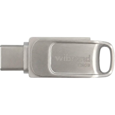 USB флеш накопитель Wibrand 128GB Bee Silver USB 3.2/Type-C (WI3.2TC/BE128TC039S)