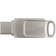 USB флеш накопитель Wibrand 128GB Bee Silver USB 3.2/Type-C (WI3.2TC/BE128TC039S)