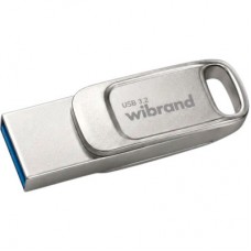 USB флешнакопичувач Wibrand 128 GB Bee Silver USB 3.2/Type-C (WI3.2TC/BE128TC039S) - Фото