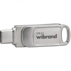 USB флешнакопичувач Wibrand 128 GB Bee Silver USB 3.2/Type-C (WI3.2TC/BE128TC039S) - Фото