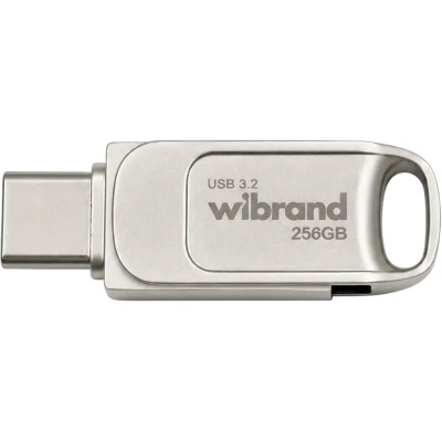 USB флеш накопитель Wibrand 256GB Bee Silver USB 3.2/Type-C (WI3.2TC/BE256TC039S)