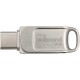 USB флеш накопитель Wibrand 64GB Bee Silver USB 3.2/Type-C (WI3.2TC/BE64TC039S)