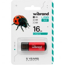 USB флеш накопитель Wibrand 16GB Ladybug Red USB 3.2 (WI3.2/LB16P10S) - Фото