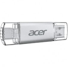 USB флеш накопитель Acer 32GB UP300 Silver USB 3.2/Type-C (BL.9BWWA.588) - Фото