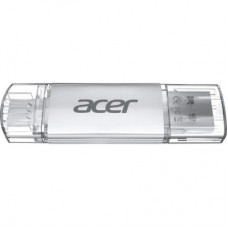 USB флеш накопитель Acer 32GB UP300 Silver USB 3.2/Type-C (BL.9BWWA.588) - Фото