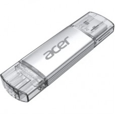 USB флеш накопитель Acer 32GB UP300 Silver USB 3.2/Type-C (BL.9BWWA.588) - Фото