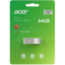 USB флеш накопитель Acer 64GB UF300 Silver USB 3.2 (BL.9BWWA.518) - Фото