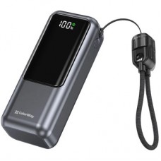 Батарея универсальная ColorWay 10 000 mAh Urban PD/22.5W, QC/4.0, Gray (CW-PB100LP03GR) - Фото
