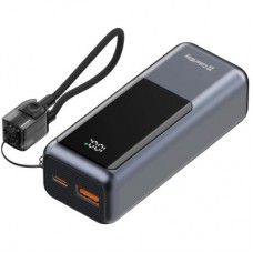 Батарея универсальная ColorWay 10 000 mAh Urban PD/22.5W, QC/4.0, Gray (CW-PB100LP03GR) - Фото