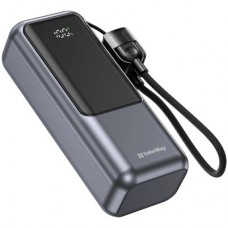 Батарея универсальная ColorWay 10 000 mAh Urban PD/22.5W, QC/4.0, Gray (CW-PB100LP03GR) - Фото