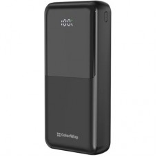 Батарея универсальная ColorWay 20 000 mAh DigiPower PD/22.5W, QC/4.0, Black (CW-PB200LP01BK) - Фото